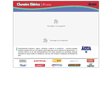 Tablet Screenshot of chuveiro.abinee.org.br