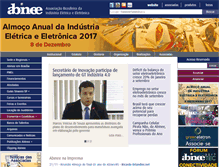 Tablet Screenshot of abinee.org.br